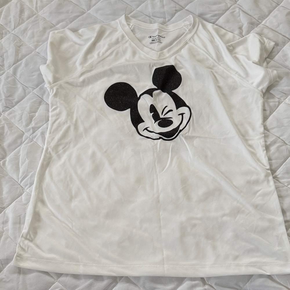 Disney Women’s Mickey Mouse White T-Shirt